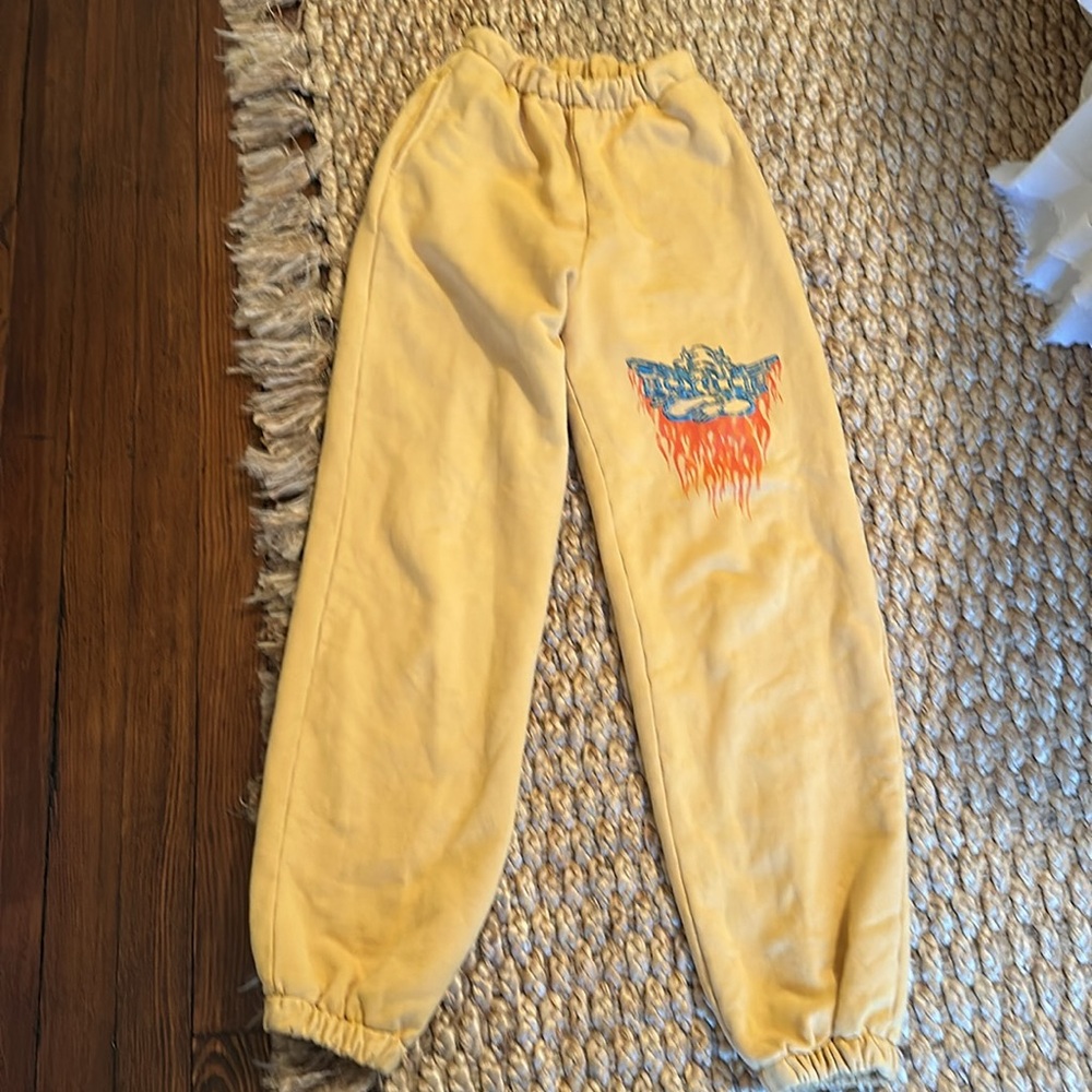Boys Lie Yellow sweat pants